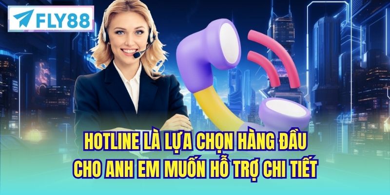 Hotline là lựa chọn hàng đầu cho anh em muốn hỗ trợ chi tiết